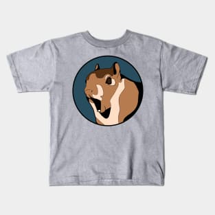 Funny Animal Design - Surprised Squirrel Kids T-Shirt